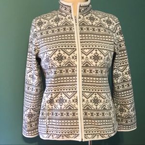 Karen Scott Sport Snow Fuzzy Sweater